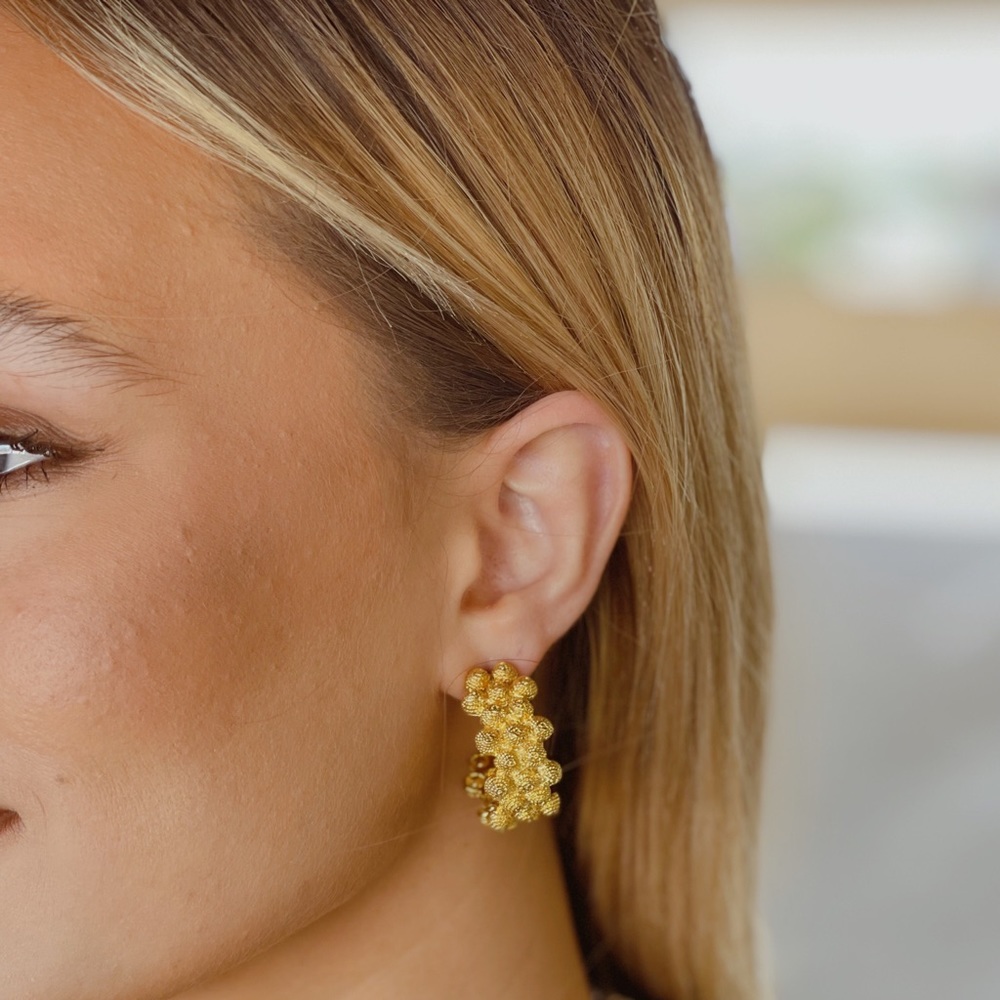 Stay Golden Statement Earrings